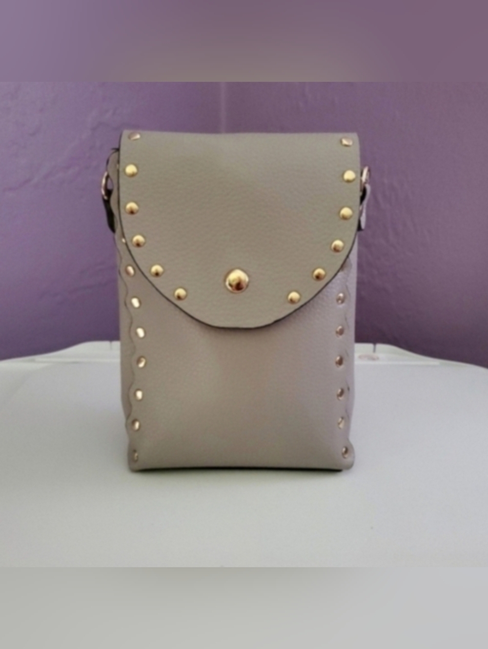Gray Crossbody Pouch/Phone Bag